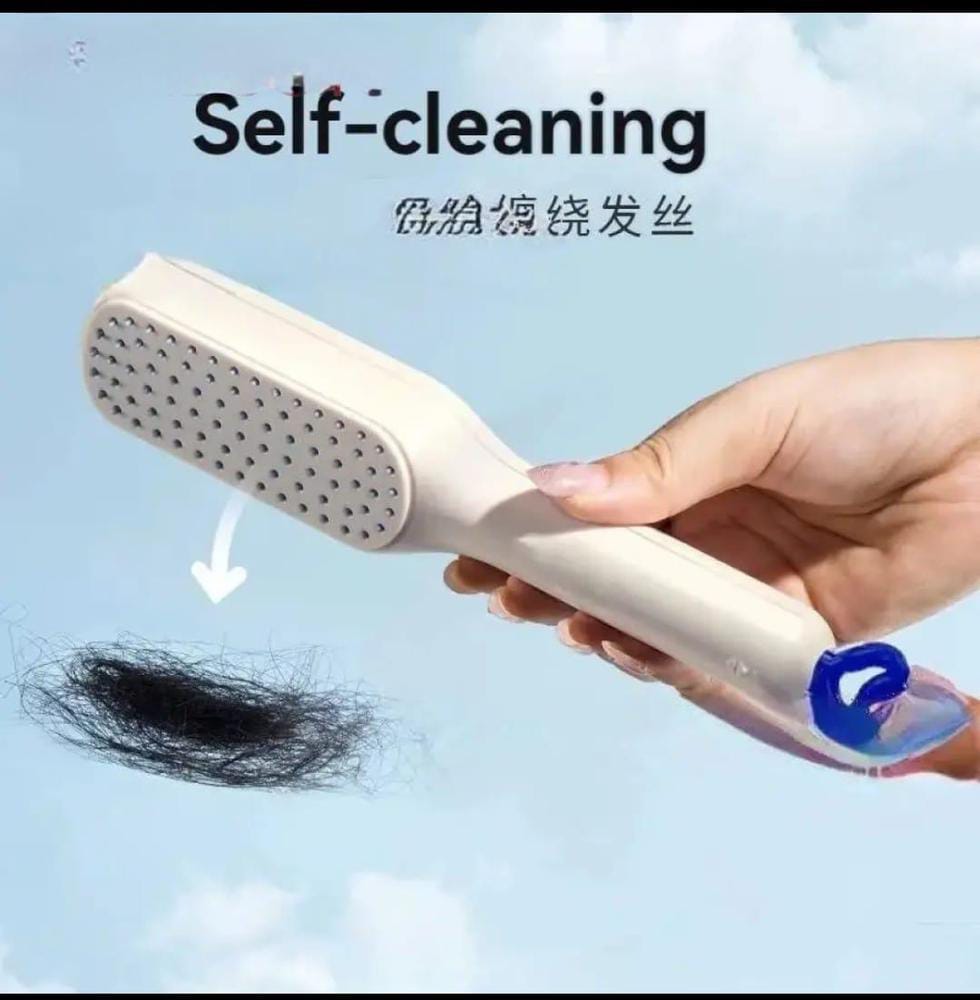 Self Cleaning Hair Comb